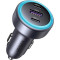 Автомобільний зарядний пристрій UGREEN EC307 30W 1xUSB-A, 2xUSB-C Car Charger Gray (45843)