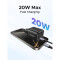 Зарядний пристрій UGREEN X512 GaN 20W 1xUSB-C, PD3.0, QC4.0 Wall Charger Black (55553)