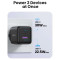 Зарядний пристрій UGREEN X516 GaN 30W 1xUSB-C, 1xUSB-A PD3.0, QC4.0 Fast Charger Black (65014)