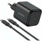 Зарядний пристрій UGREEN X524 GaN 45W 1xUSB-C Fast Charger Set Black w/Type-C cable (65054)