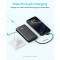 Повербанк ANKER Power Bank with Built-in Type-C Cable 22.5W 10000mAh Black (A110DH11)