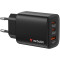 Зарядний пристрій VERBATIM Essentials GaN 65W 2xUSB-C, 1xUSB-A, PD3.0, QC3.0 Black