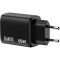 Зарядний пристрій VERBATIM Essentials GaN 65W 2xUSB-C, 1xUSB-A, PD3.0, QC3.0 Black