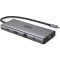 Порт-репликатор UGREEN CM639 11-in-1 USB3.2 Type-C to 1xUSB-A3.2/1xUSB-A3.1/2xUSB-C3.2/RJ45/HDMI/VGA/RJ45/SD/TF+3.5mm PD (45520)
