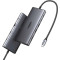 Порт-репликатор UGREEN CM639 11-in-1 USB3.2 Type-C to 1xUSB-A3.2/1xUSB-A3.1/2xUSB-C3.2/RJ45/HDMI/VGA/RJ45/SD/TF+3.5mm PD (45520)