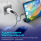 Зарядний пристрій PROMATE PowerPort-25AC 1xUSB-A, 1xUSB-C, QC3.0, PD3.0, 25W Ultra-Fast Charger White