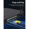Патч-корд CABLETIME SSTP Cat.7 CU 0.5м Black (CN70E)