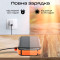 Повербанк з бездротовою зарядкою та сонячною панеллю PROMATE SolarTank-20P DQi 22W 20000mAh Black