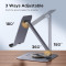 Підставка для смартфона/планшета UGREEN LP891 Aluminum 360 Rotating Tablet Stand Gray (45860)