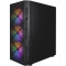 Корпус 1STPLAYER Firebase XP 4F1+PS-750FK Black 750W