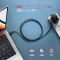 Кабель AXAGON USB-C to USB-C PD3.1 240W 2.5м