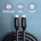Кабель AXAGON USB-C to USB-C 20Gbps 2м