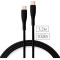 Кабель VINGA Type-C to Type-C 100W 1.2м (VCDCCC21012SB)