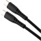 Кабель VINGA Type-C to Type-C 60W 1.2м (VCDCCC2612SB)