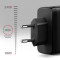 Зарядний пристрій AXAGON 1xUSB-A, 2xUSB-C, 100W QC4.0+PD3.0 PPS Black
