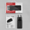 Зарядное устройство AXAGON 1xUSB-A, 2xUSB-C 65W QC4.0+PD3.0 PPS Black
