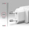 Зарядное устройство AXAGON 1xUSB-A, 2xUSB-C 65W QC4.0+PD3.0 PPS White
