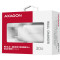 Зарядное устройство AXAGON 1xUSB-A QC4.0, 1xUSB-C PD30W PPS White