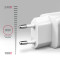 Зарядное устройство AXAGON 1xUSB-A QC4.0, 1xUSB-C PD30W PPS White