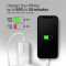 Зарядное устройство AXAGON 1xUSB-A QC4.0, 1xUSB-C PD30W PPS White