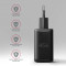 Зарядное устройство AXAGON 1xUSB-A QC4.0, 1xUSB-C PD45W PPS Black