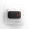 Зарядное устройство AXAGON 1xUSB-A QC4.0, 1xUSB-C PD45W PPS Black