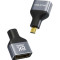 Адаптер CABLETIME 8K 60Hz Micro-HDMI/HDMI Black/Gray (CP46G)