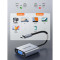 Адаптер CABLETIME 1080p 60Hz USB-C to VGA Black/Gray (CP17A)
