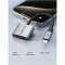 Адаптер CABLETIME USB C to 3.5mm Audio+USB C PD 60W USB-C to 3.5mm Black/Gray (CPA1G)