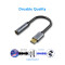 Адаптер CABLETIME USB C to 3.5mm USB-C to 3.5mm Black/Gray (CP79G)