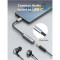 Адаптер CABLETIME USB C to 3.5mm USB-C to 3.5mm Black/Gray (CP79G)