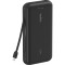 Повербанк BELKIN BoostCharge w/Integrated USB-C Cable 30W 20000mAh Black (BPB024HQBK)