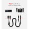 Кабель UGREEN AV104 Audio 2xRCA - 2xRCA 5м Black (10520)