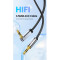 Кабель UGREEN AV119 Straight to Angle Flat Cable mini-jack 3.5mm 3м Black (10728)