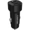 Автомобильное зарядное устройство CANYON OnDrive 24 2xUSB-A, 24W Black (CNE-CCABR2AA)