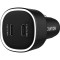 Автомобильное зарядное устройство CANYON OnDrive 60 2xUSB-C, 60W Black (CNE-CCABR3CC)
