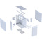 Корпус ASUS Prime AP303 Mesh Panel White