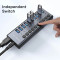 USB-хаб с выключателями ACASIS HB1602A USB-A to 10xUSB-A3.0
