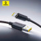 Кабель BASEUS Foamed Silicone USB to Type-C 2м Cosmic Black (E0426804)
