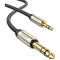 Кабель UGREEN AV127 mini-jack 3.5 mm - jack 6.35 mm 5м Gray (10630)