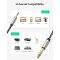 Кабель UGREEN AV127 mini-jack 3.5 mm - jack 6.35 mm 5м Gray (10630)
