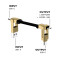 Кабель ROLLING SQUARE inCharge 6 0.06м Gold (SIX03R)
