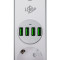 Мережевий фільтр LOGICPOWER F24U4 White, 4 розетки, 4xUSB, 2м