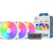 Комплект вентиляторов MONTECH GF120 V2 ARGB PWM White 3-Pack