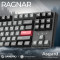 Клавіатура бездротова GAMEPRO Asgard Ragnar MK285BK Keychron Super Red Switch Black