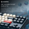 Клавиатура беспроводная GAMEPRO Asgard Ragnar MK285BL Keychron Super Red Switch Blue