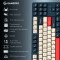 Клавиатура беспроводная GAMEPRO Asgard Ragnar MK285BL Keychron Super Red Switch Blue
