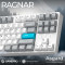 Клавіатура бездротова GAMEPRO Asgard Ragnar MK285WH Keychron Super Red Switch White