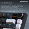 Клавиатура беспроводная GAMEPRO Asgard Valhalla Pro MK160B-D-Pro Rainy Switch Black