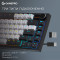 Клавиатура беспроводная GAMEPRO Asgard Valhalla Pro MK160W-D-Pro Rainy Switch White